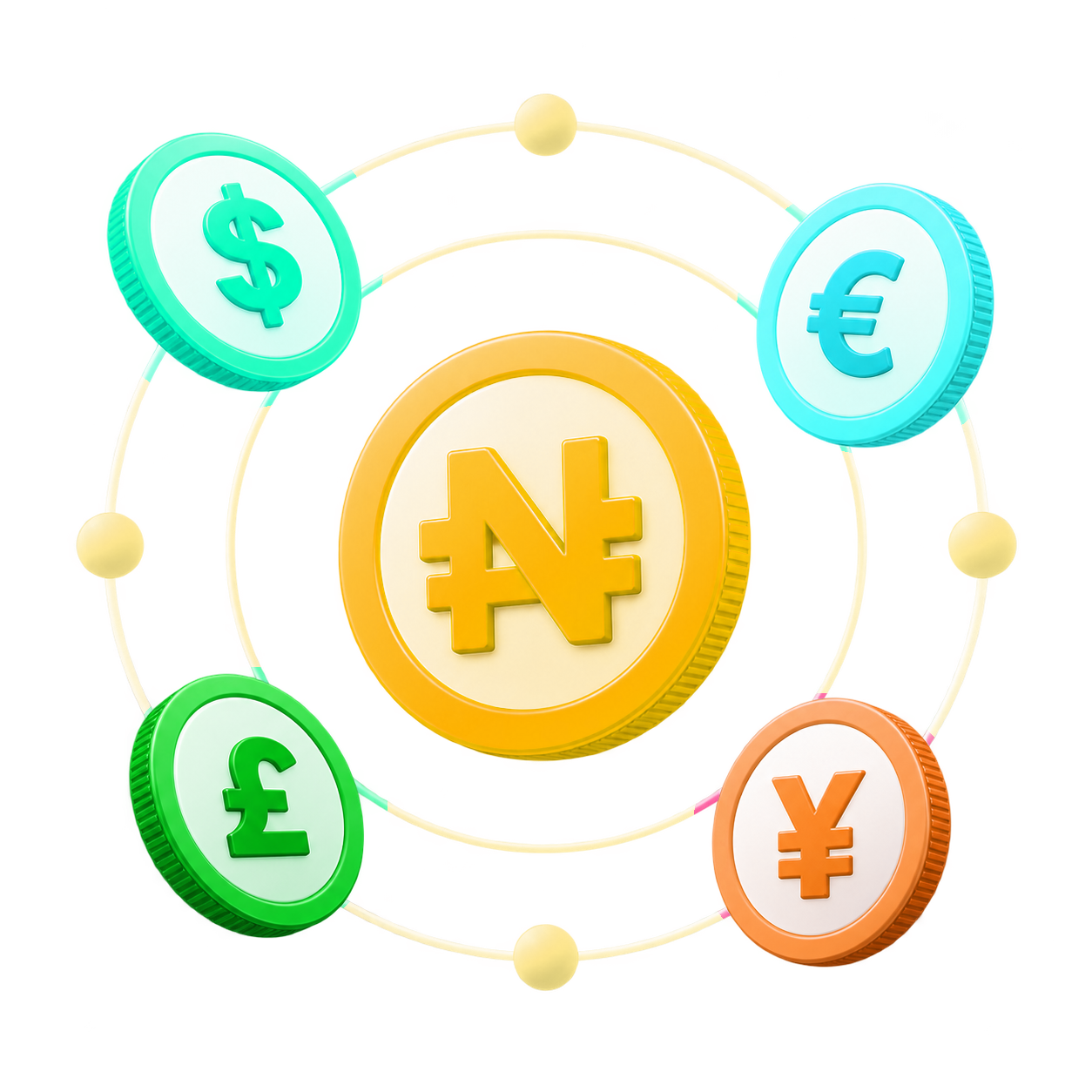 Naira at the centre of a connected world of dollar, euro, pound and yen payments